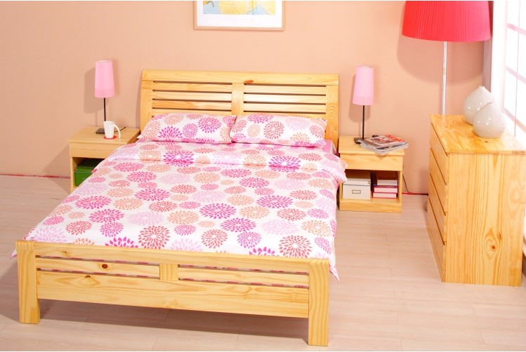 特价实木床单人床/实木床/松木床/儿童床/双人床/平板床