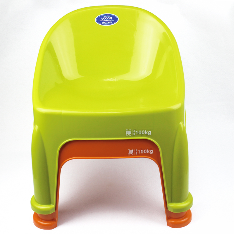 儿童加厚塑料舒适靠背椅幼儿圆椅子宝宝小板凳儿童椅子学习洗脚椅