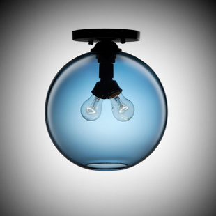 玻璃双头鱼缸吸顶灯卧室灯创意个性服装店灯饰热销咖啡馆酒吧灯具