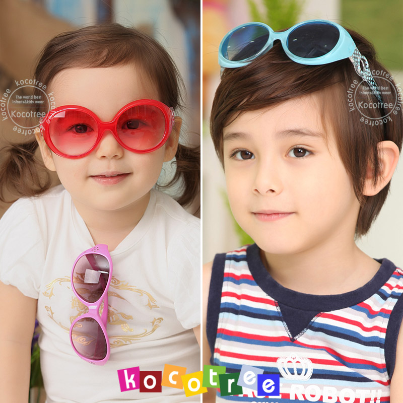 韩国正品儿童太阳镜男童女童墨镜可爱小孩遮阳镜宝宝眼镜时尚潮款