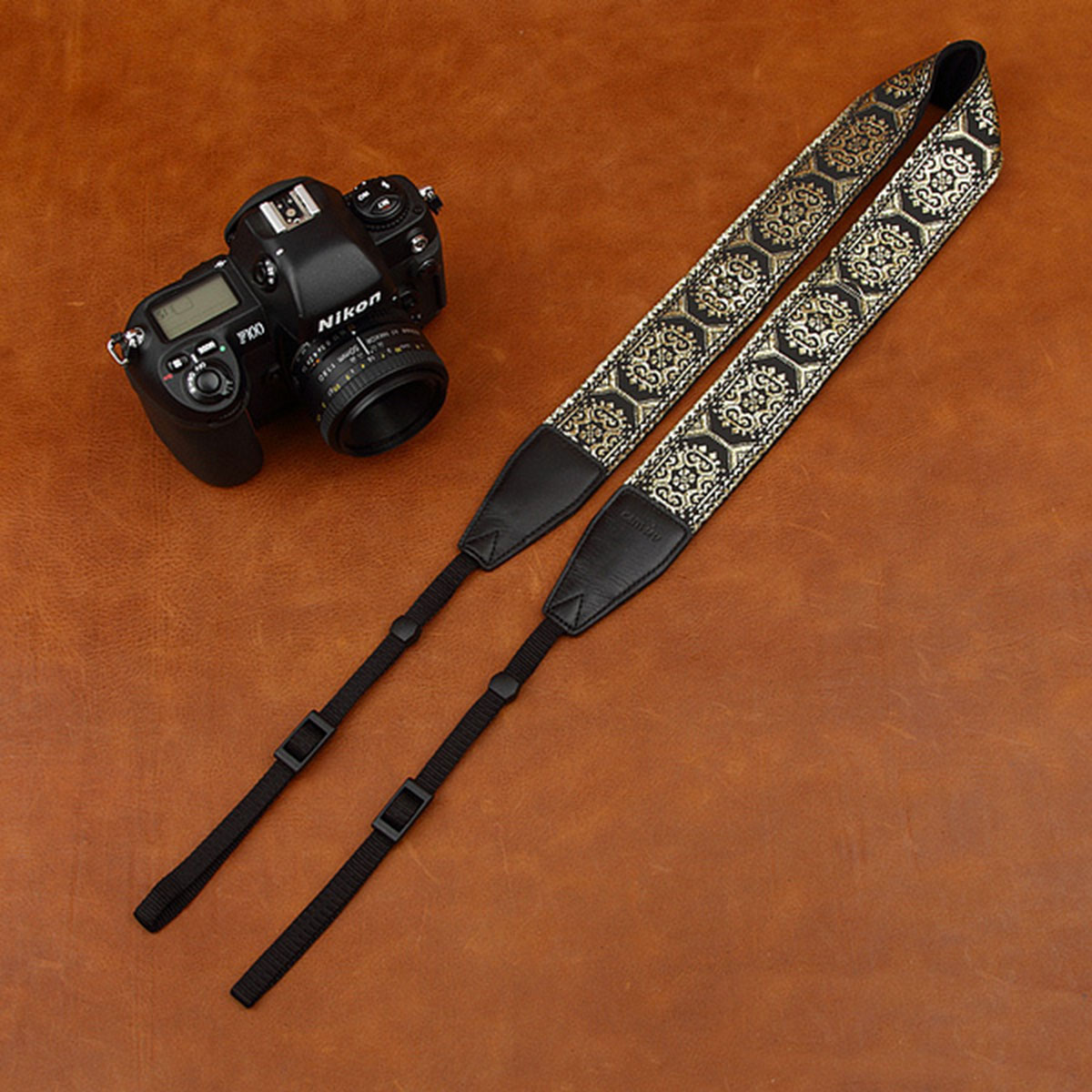 cam-in 绣花系列民族风 单反数码照相机背带 微单摄影肩带F8127