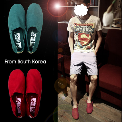 夏季新款男士韩版时尚个性运动鞋潮帆布鞋一脚蹬套脚懒人鞋男布鞋