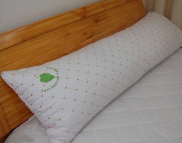 全棉蚕丝枕芯双人枕芯双人枕头长枕头长枕芯抱枕1.5米特价