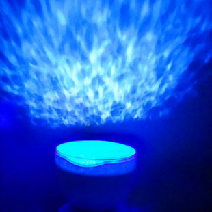 海浪达人投影灯特价USB客厅卧室LED小夜灯创意浪漫波浪海洋投影仪