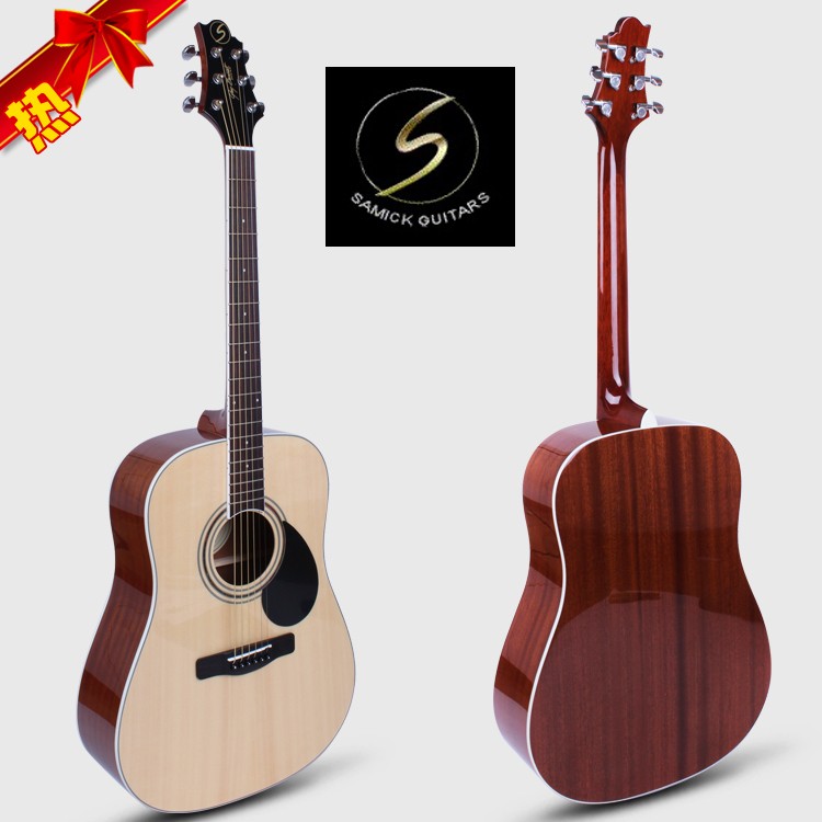 民谣木吉他单板琴 正品韩国三益SAMICK GD-100S云杉面单吉他特价