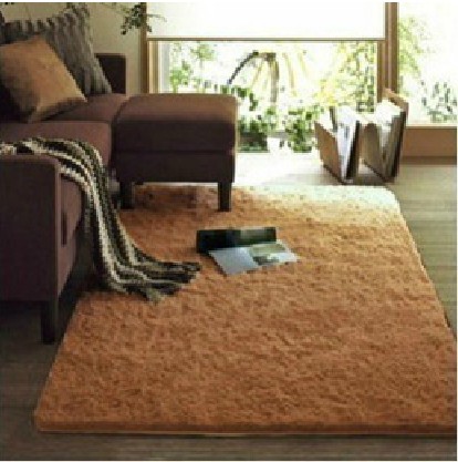 轻便顺滑柔软丝毛地毯卧室地毯茶几地毯可水洗折叠包邮