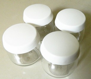双十一特价，酸奶机专用玻璃酸奶杯4个杯子 盒装独立分杯玻璃瓶