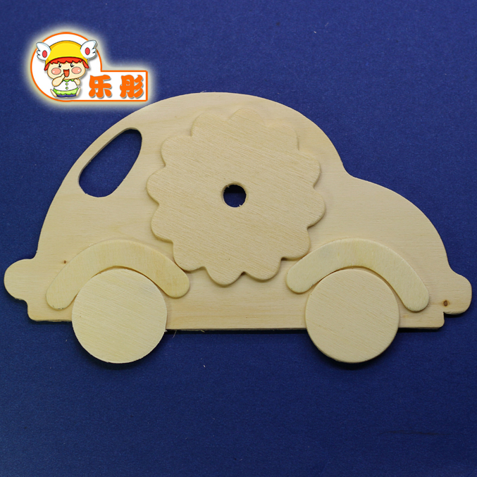 纸粘土珍珠泥彩泥儿童手工DIY工具超轻黏土玩具木制立体轿车配件