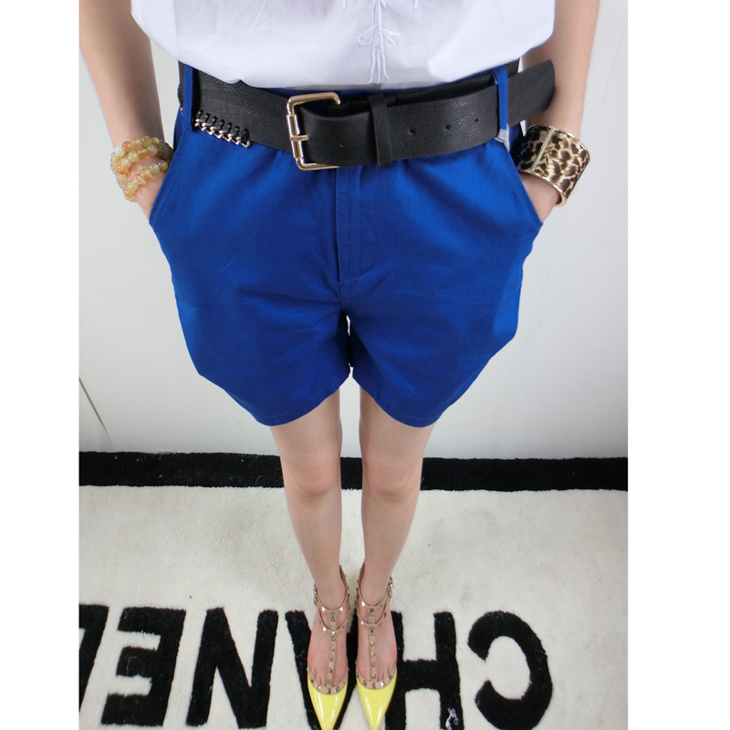 2013夏装新款韩版女装 时尚潮款显瘦香蕉裤短裤 五分裤休闲裤子女