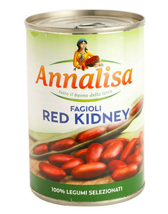 意大利进口罐头安娜丽莎加州红豆400g西餐配料/Annalisa Canned