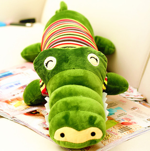 大号鳄鱼抱枕卡通鳄鱼布娃娃毛绒玩具公仔生日双十一大促销包邮