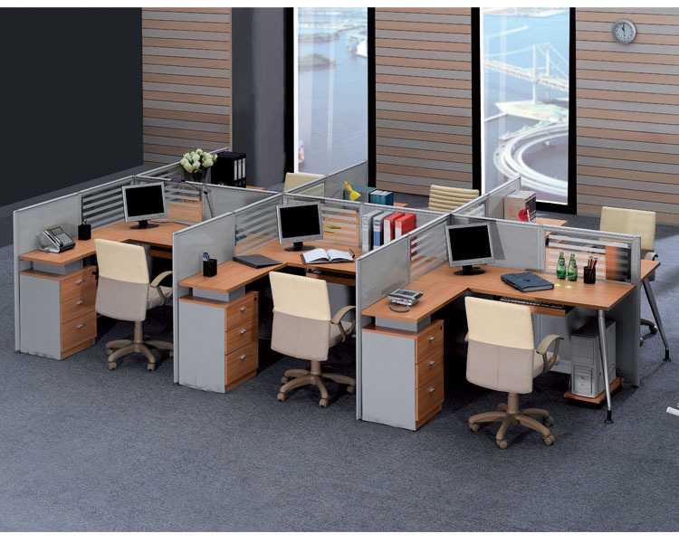 厂家直销办公屏风隔断 组合电脑桌、简约员工卡座工作台/办公家具
