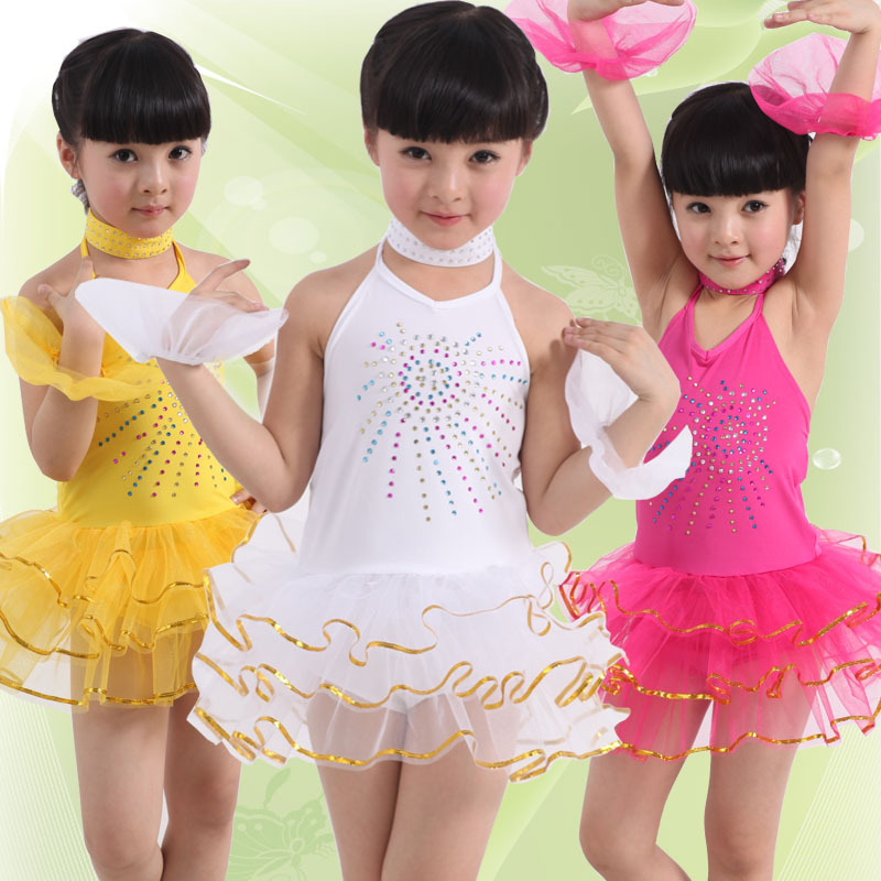 六一儿童表演服装太阳花芭蕾舞小天鹅舞现代舞男女童幼儿演出服装