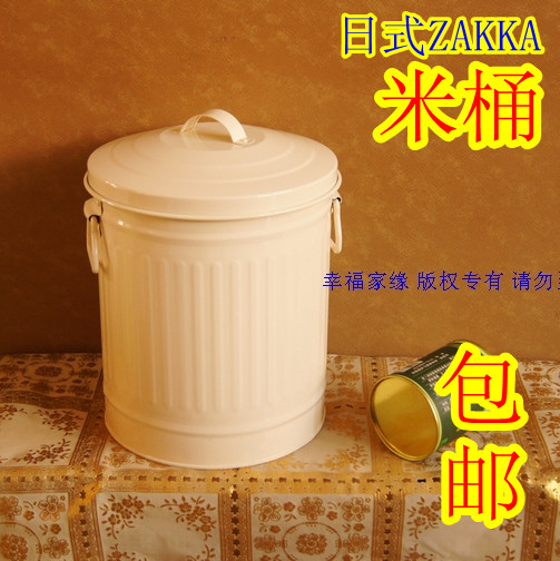 【包邮！】日式ZAKKA 米桶 零食桶衣物桶玩具桶 厨卫大容量收纳
