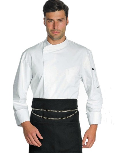 饭店餐厅厨师工作服 厨师衣服厨衣长袖 厨师服长袖订做 定做17