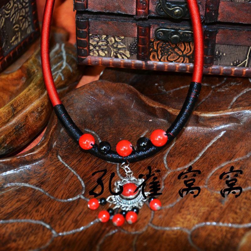 中国风古典复古项圈云南丽江民族风项链原创个性纯手工饰品F307