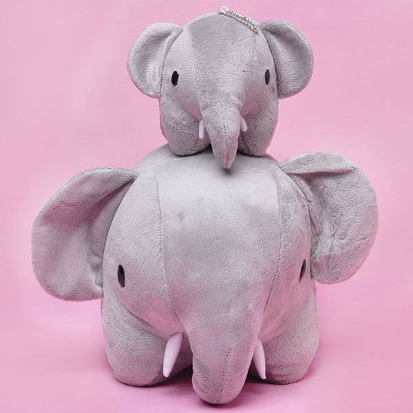 正版米菲32CM大象16CM米菲好友大象公仔毛绒玩具创意儿童节礼物
