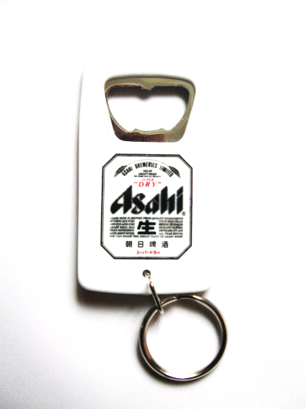 促销日本朝日Asahi 啤酒钥匙圈开瓶器/扳手/起子/起瓶器