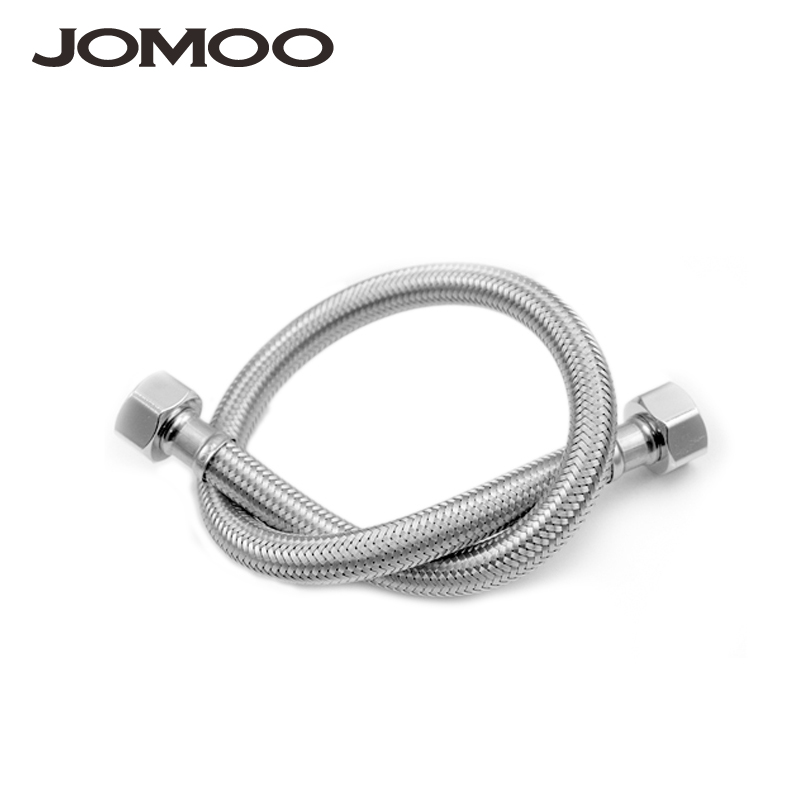 Jomoo九牧卫浴配件不锈钢丝编织软管双扣管花洒沐浴软管 H5371