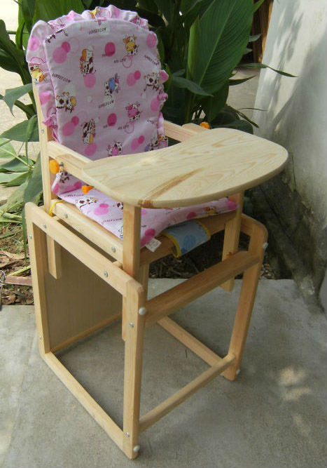 儿童餐椅无漆实木 宝宝餐桌椅婴儿餐桌吃饭椅 BB凳座椅多功能
