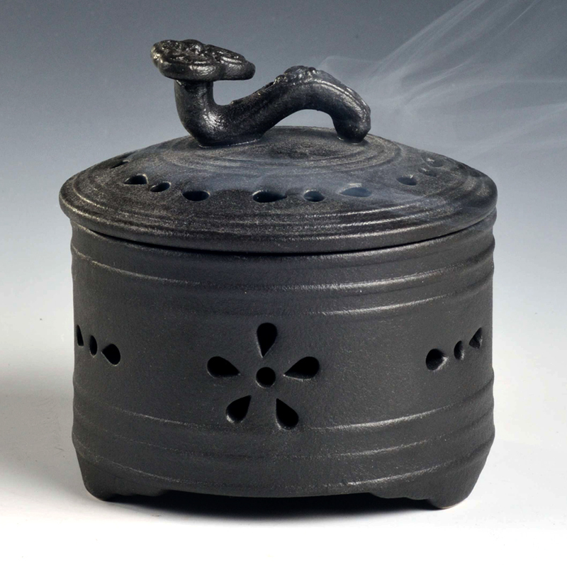 戴玉堂 香炉 禅茶风香炉宗教用品佛具 陶瓷瓷器香熏炉