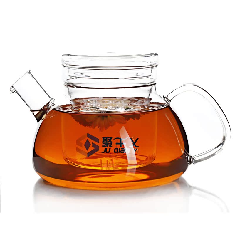 聚千义正品 耐热茶壶茶具 玻璃泡茶壶 带盖过滤内胆花茶壶