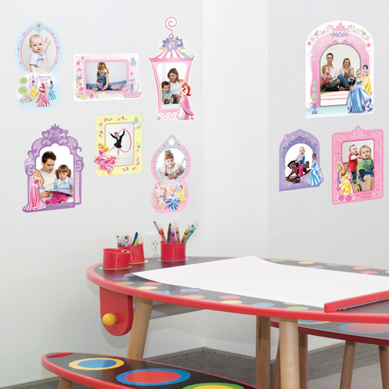 韩国墙贴 DIY公主相框 卧室背景贴纸儿童卡通贴迪斯尼乐园DS58392