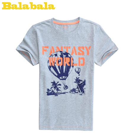 2014夏装巴拉巴拉专柜男童T恤新款正品童装全棉短袖T恤衫