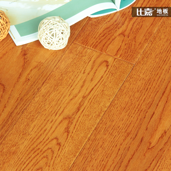 比嘉多层实木复合地板地热地暖木地板15mm厚厂家直销 名典橡木