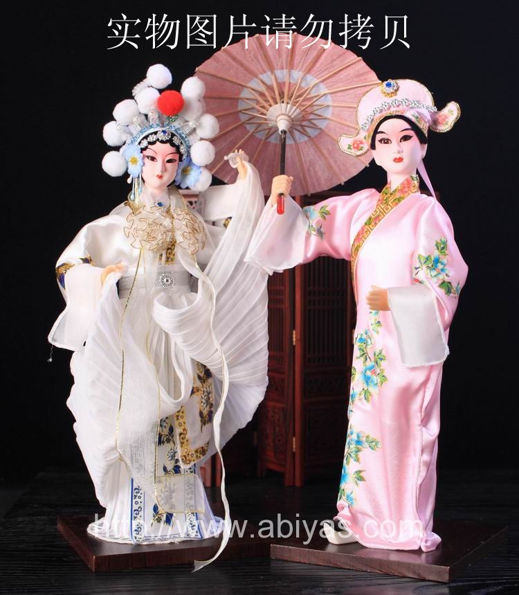 家居装饰品摆件创意中国风结婚礼品送老外京剧人偶白蛇传许仙白蛇
