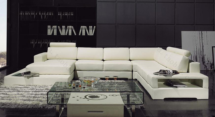 进口真皮沙发大户型客厅组合时尚创意简约现代皮沙发储物功能沙发