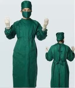 纯棉手术衣学生洗手衣手术室医护制服手术服 女 校服 套装 墨绿色