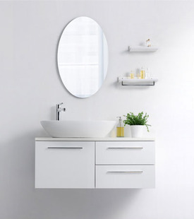 简欧式落地卫浴柜 白色欧式浴室柜组合 洗脸盆柜实木橡木柜