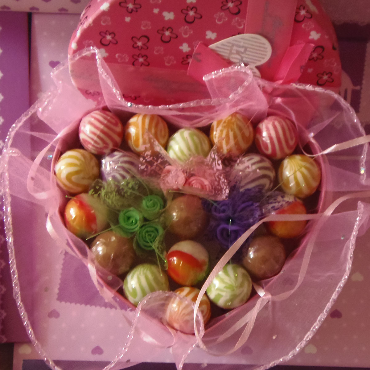 18颗阿尔卑斯棒棒糖果礼盒|送女友|白色情人节礼物女人节礼物