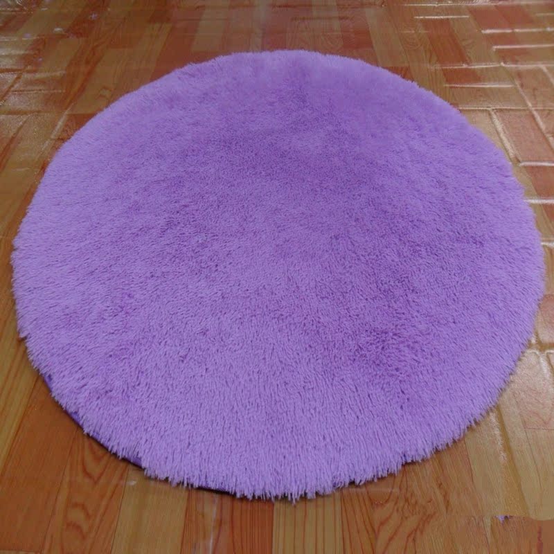 特价促销 超可爱丝毛 圆形地垫 电脑椅垫 卧室客厅床边地毯