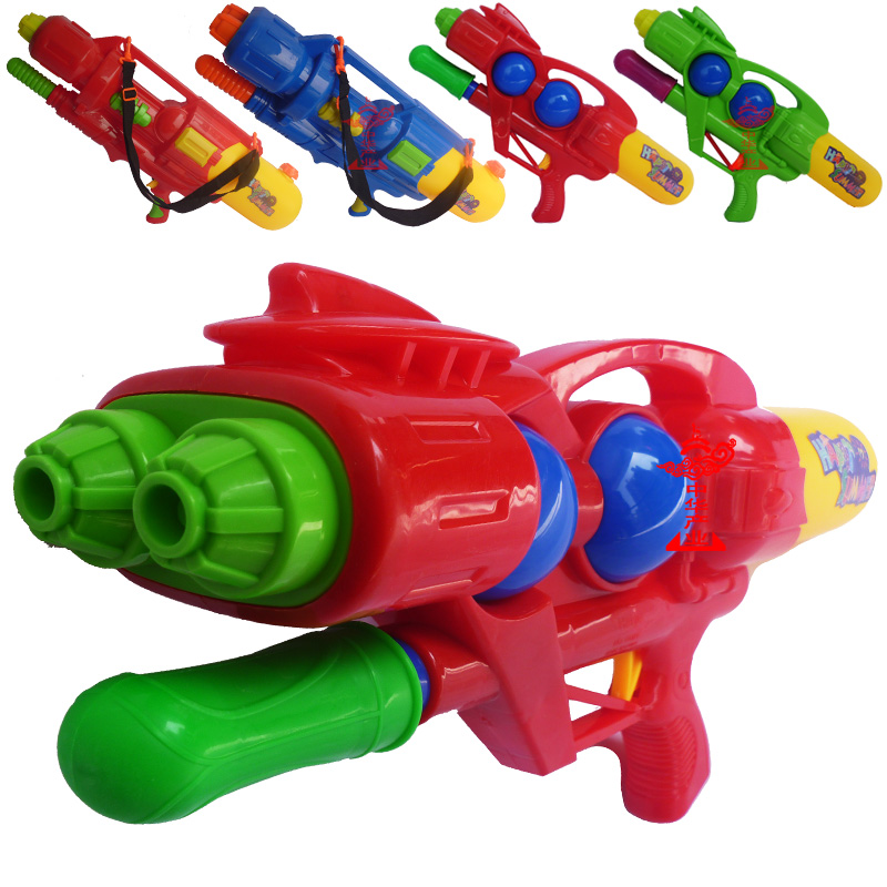 双喷头水枪玩具特大号射程远抽拉式高压漂流儿童/小孩/成人