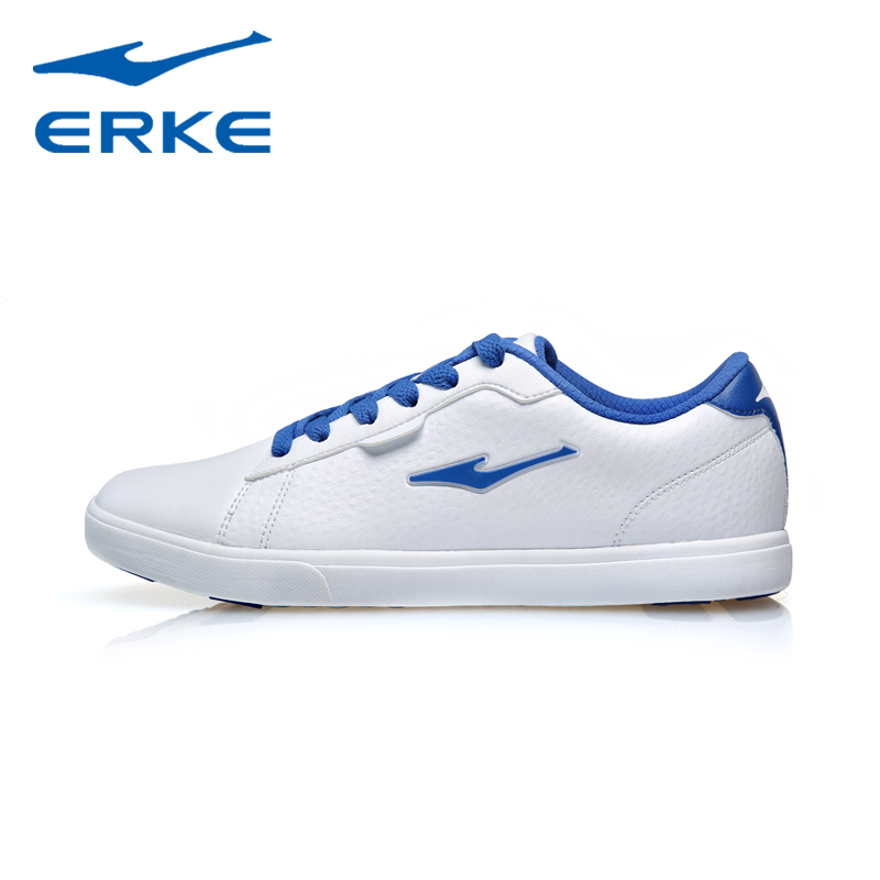 新款正品erke/鸿星尔克滑板鞋白色防水休闲鞋男鞋运动鞋跑鞋