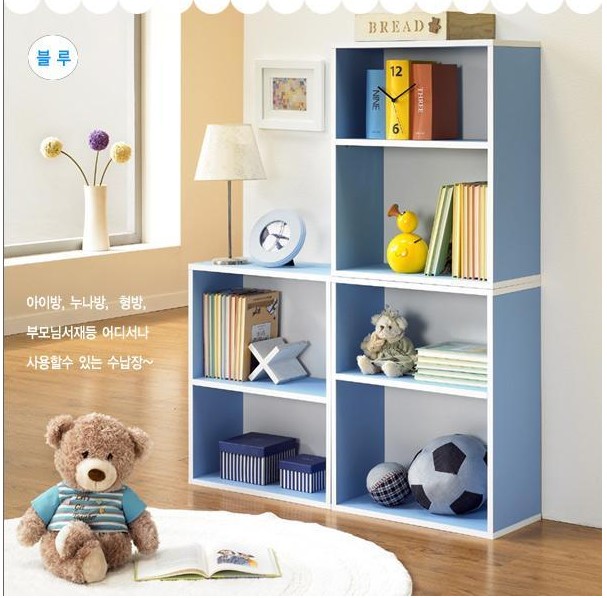 韩式书柜自由组合宜家柜子书橱简易书架儿童收纳储物柜小柜子特价