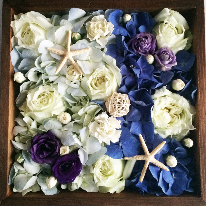 31号花园 复古木盒系列之【海洋之恋】 鲜花花盒