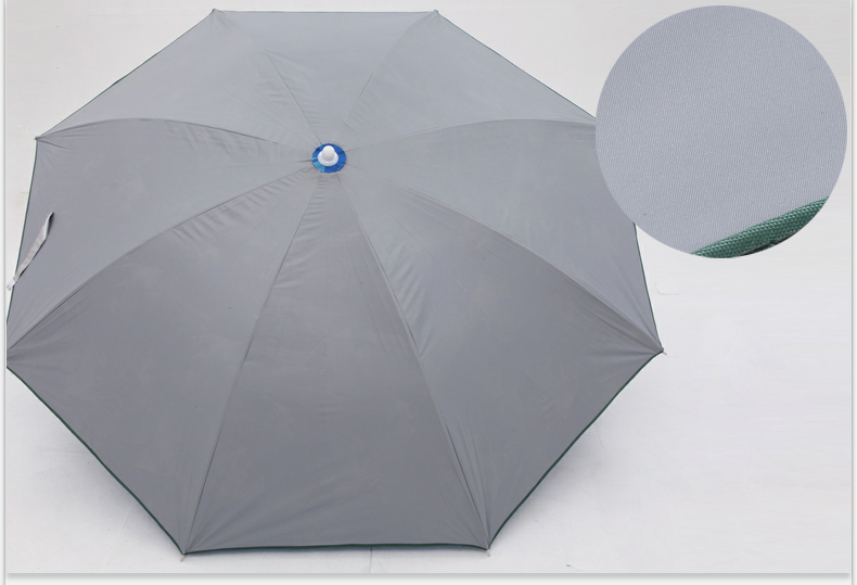 金威钓鱼伞 2米橡胶伞 防紫外线防风防雨 铝合金遮阳