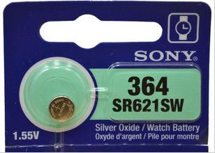 原装进口正品 索尼SONYSR621SW364 1.55V纽扣电池 卡西欧手表电池