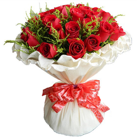 红色玫瑰33朵宣城鲜花速递实体鲜花店送货上门特价低价促销鲜花束