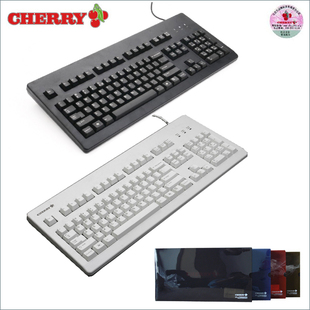 德国Cherry樱桃机械键盘 G80-3000LPCEU-2 黑色黑轴 茶轴 青轴