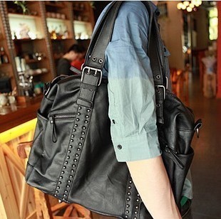 包包2012韩版新款男式包PU包手提斜挎包男单肩包休闲包旅行包潮包