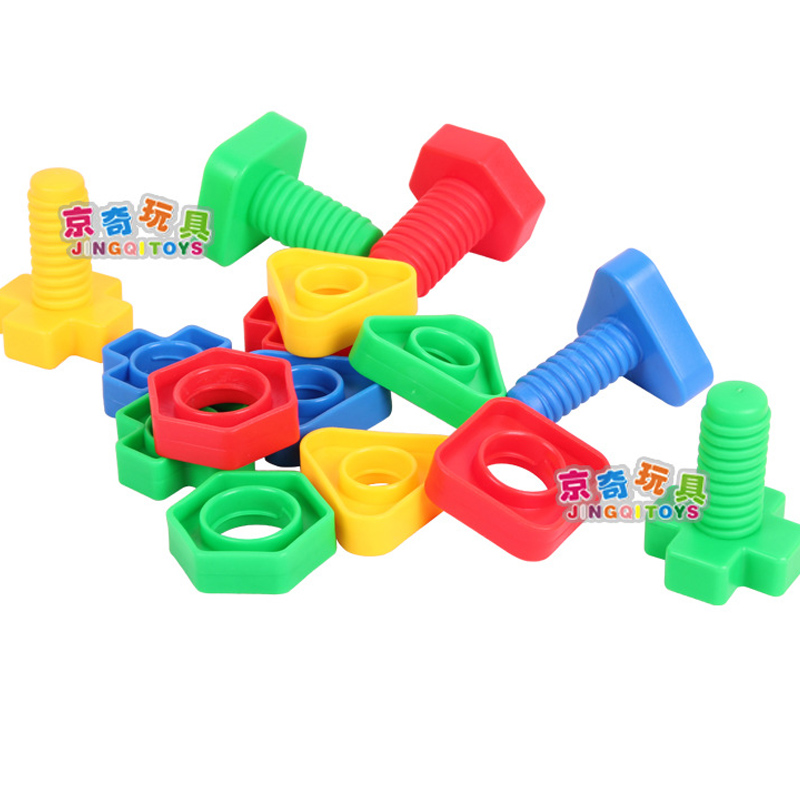 乐高式积木雪花片螺丝配对积木　桌面益智玩具幼儿园玩具益智玩具