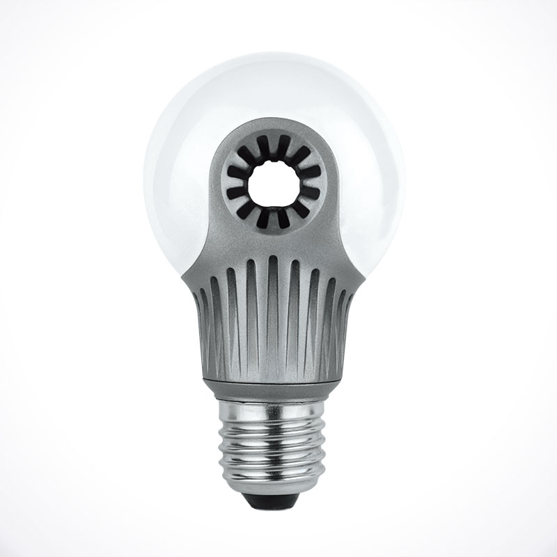 天下明A60E LED灯泡家用超量光源E27螺口省电LAMP红点 灯泡超值
