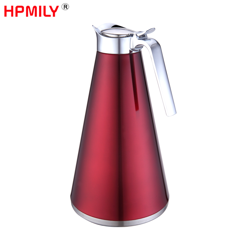 HPMILY助家乐 高档不锈钢保温瓶 双层真空热水瓶 欧式保温壶 暖瓶