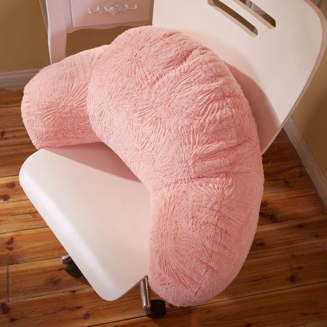 粉色沙发靠背床头办公室靠垫创意护腰靠背孕妇靠枕kaodian