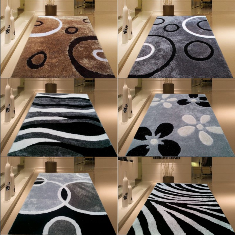 时尚高档加厚加密亮丝地毯韩国丝图案地毯客厅茶几地毯包邮可定做