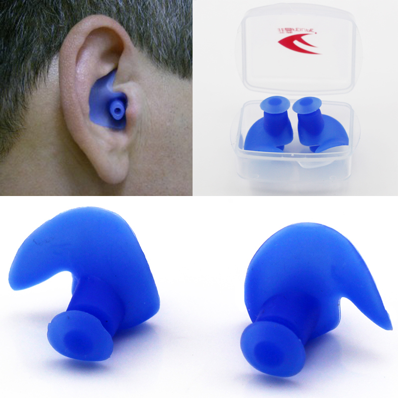 游泳耳塞 专业防水硅胶耳塞 预防中耳炎舒适成人男女游泳耳塞儿童